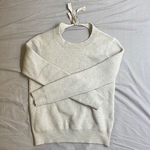 Aritzia Wilfred cut-out back sweater